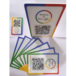 Google Reviews QR Code Stand