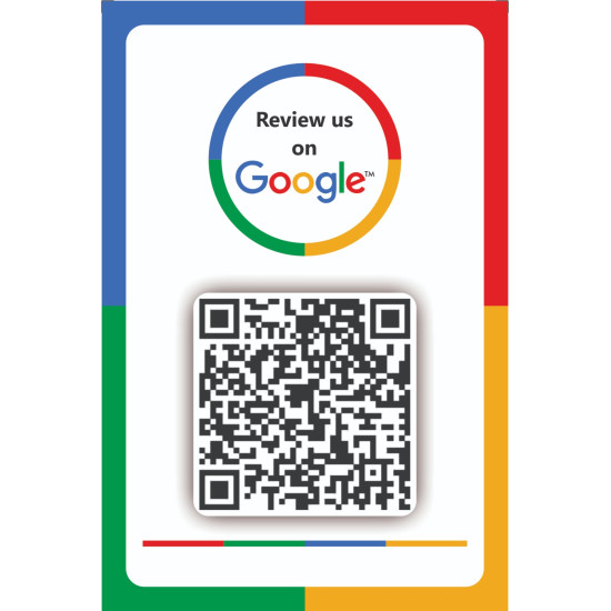 Google Reviews QR Code Stand Google Reviews QR Code Stand